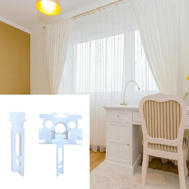 Parti di Ricambio per Tende Verticali Bianche Portacarrelli di Ricambio per Tende Verticali con Asta e Ingranaggio Kit di Riparazione per Tende Verticali