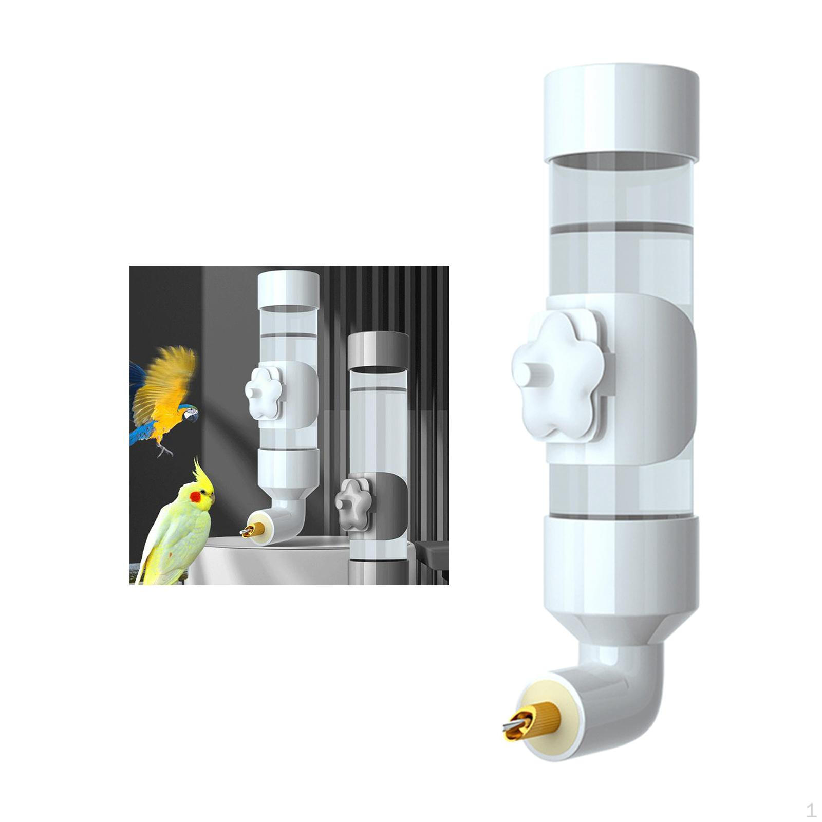 Automatic Bird Water Dispenser Cage Waterer Feeder Accessory Drinker Bottle for Hamster S