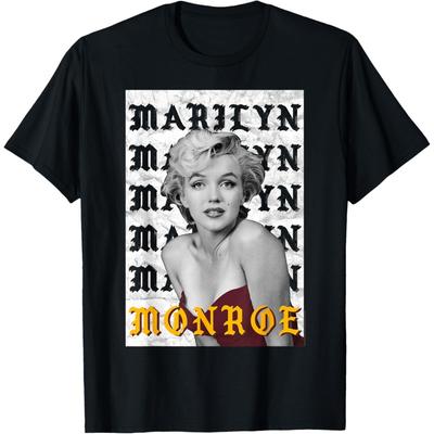 Marilyn Monroe Old English Yellow T-Shirt