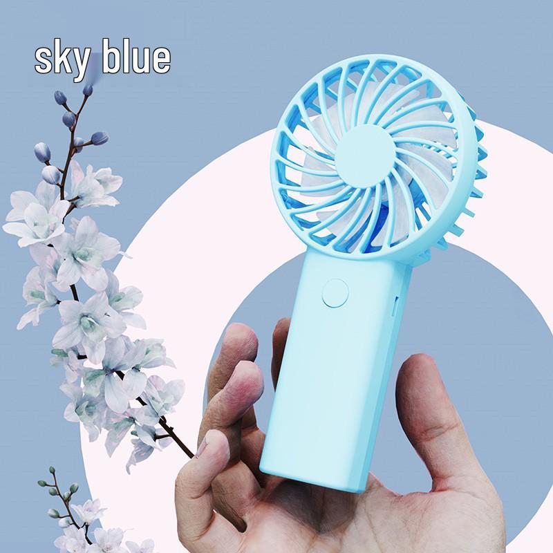 Mini Silent Portable USB Fan: Handheld & Desktop Use 180x91x33