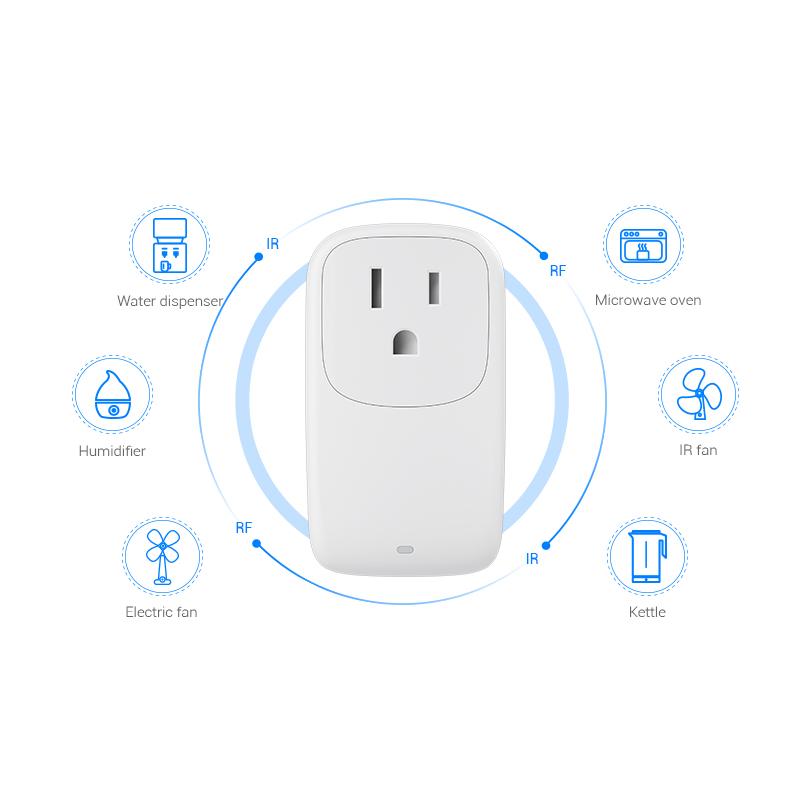 Sp4l Us 1/2/5/10pcs Wi-fi Remote Control Smart Plug Wifi Socket Us Smart Sockets Wifi Works With Alexa And Google