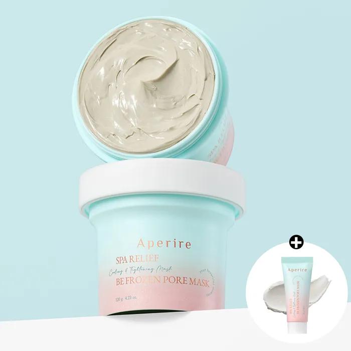 [+Pore Pack 20g] B. Frozen Glacier Clay Pore Tightening Pack [1+1]
