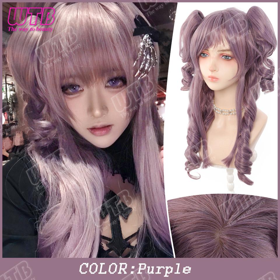 Double Ponytail Synthetic Wig For Women Lolita Clip-on Style Double Ponytail Wig Suitable For Role Playing Christmas Halloween