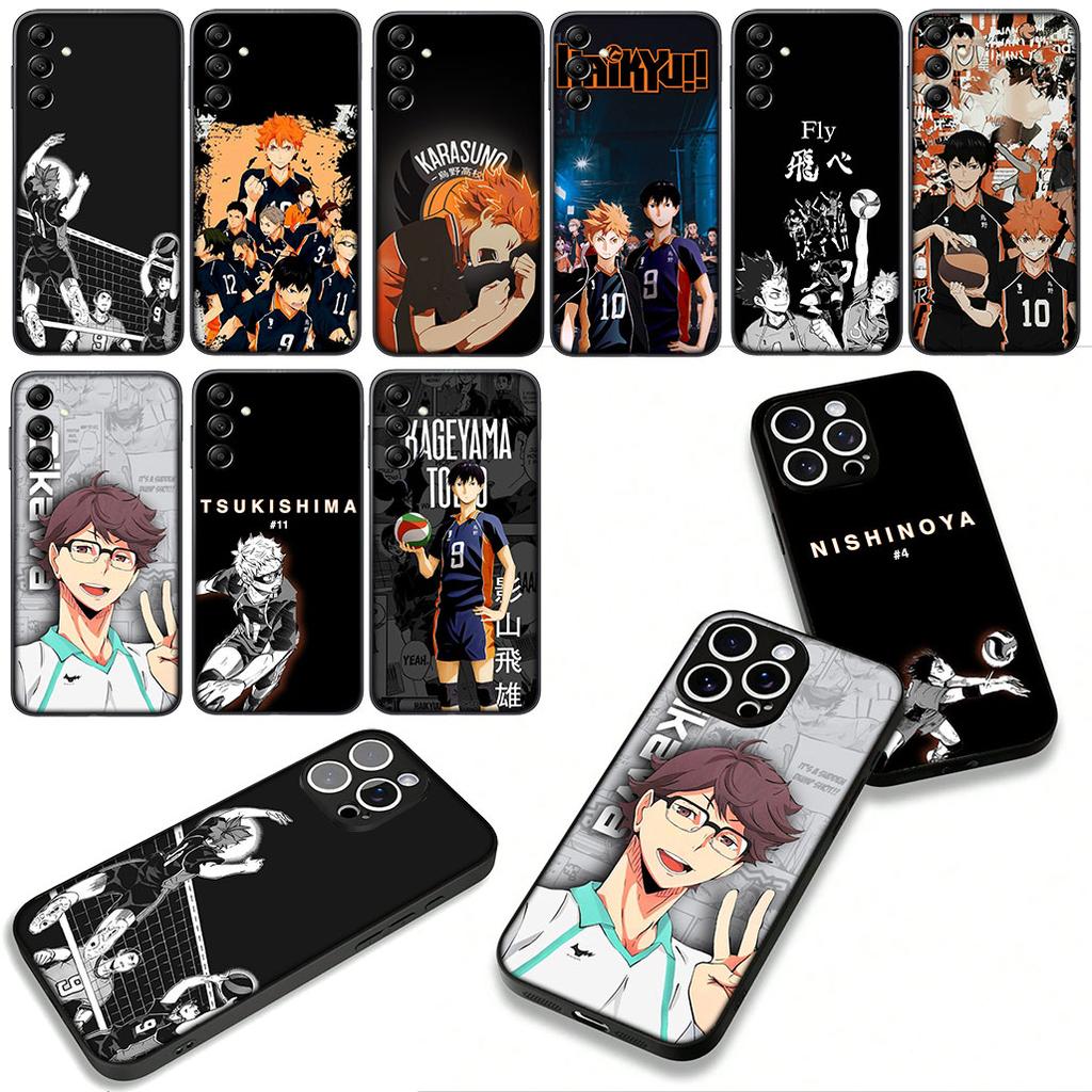 for Samsung Galaxy A25 A37 A57 A12 A14 A50 A51 A70 A71 A72 M15 Note 20 9 8 10 Case Toru Oikawa Haikyuus Hinata Tobio Kageyama