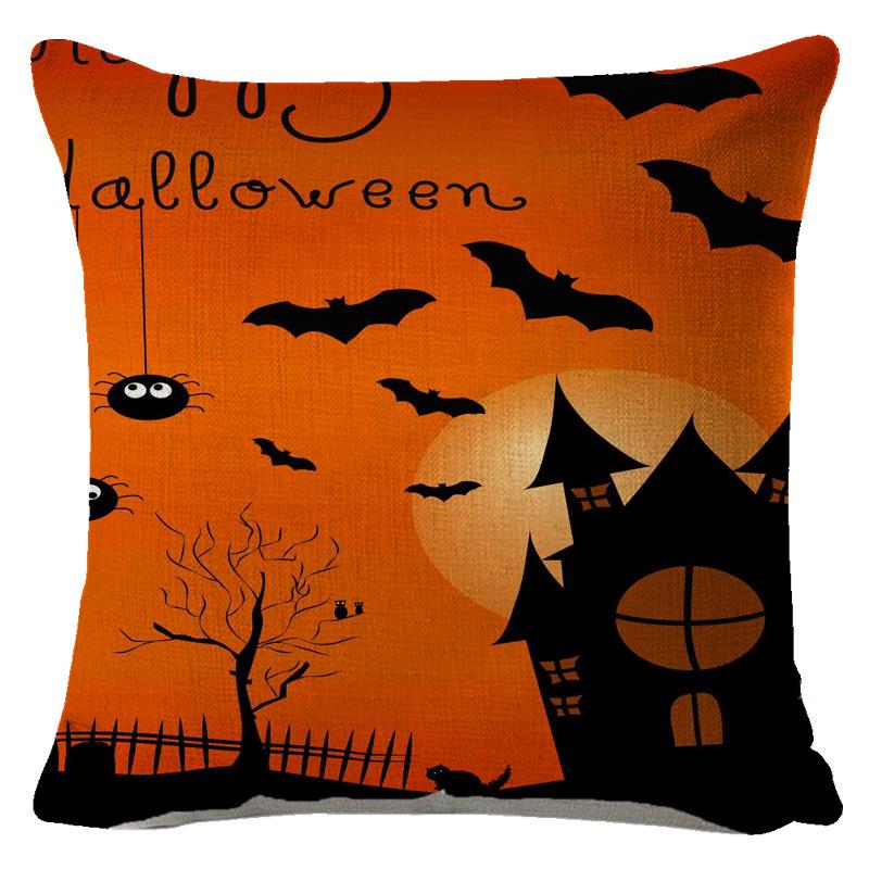 New Halloween Pillow Case Halloween Pillow Core Bed Home Decoration Bedside Cushion