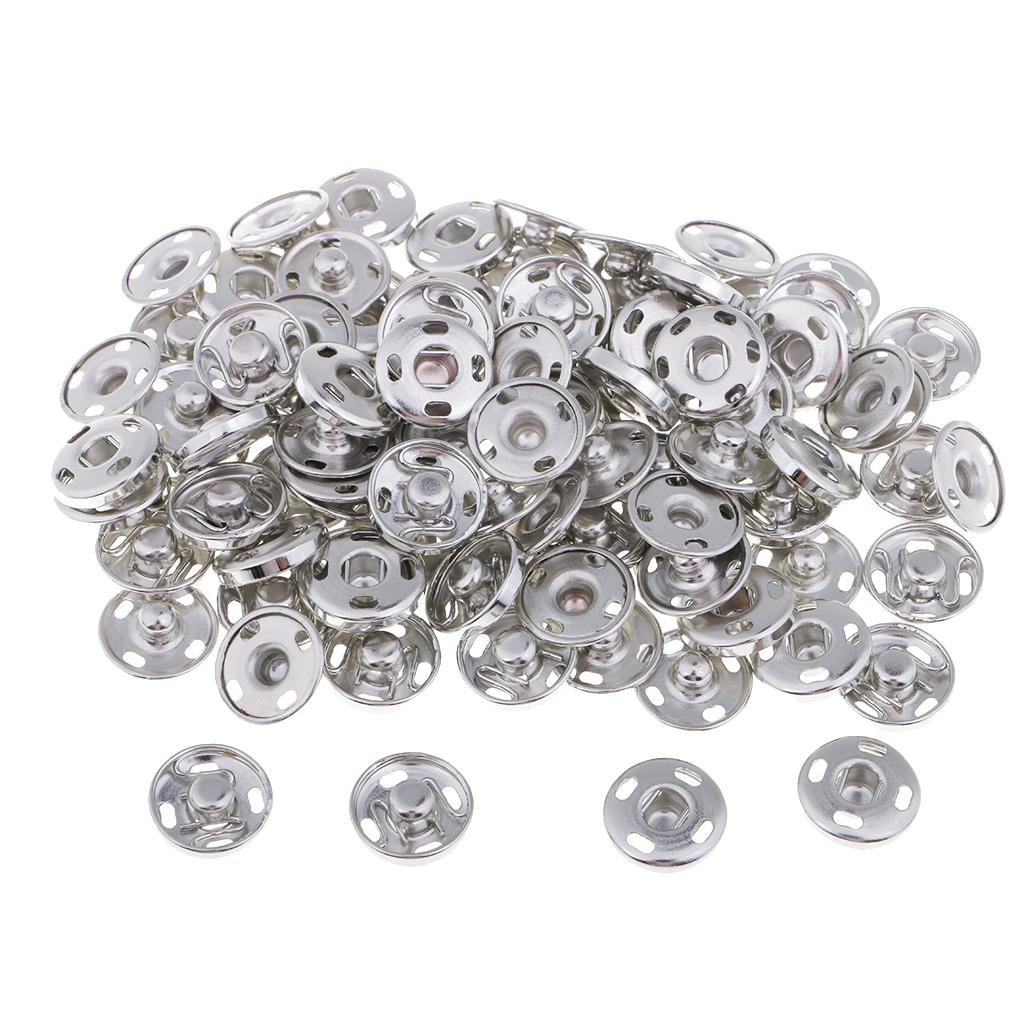 Metal Press Stud Snap Fastener Set Decorative Sewing Buttons for Sewing Clothing Repair and Accessories