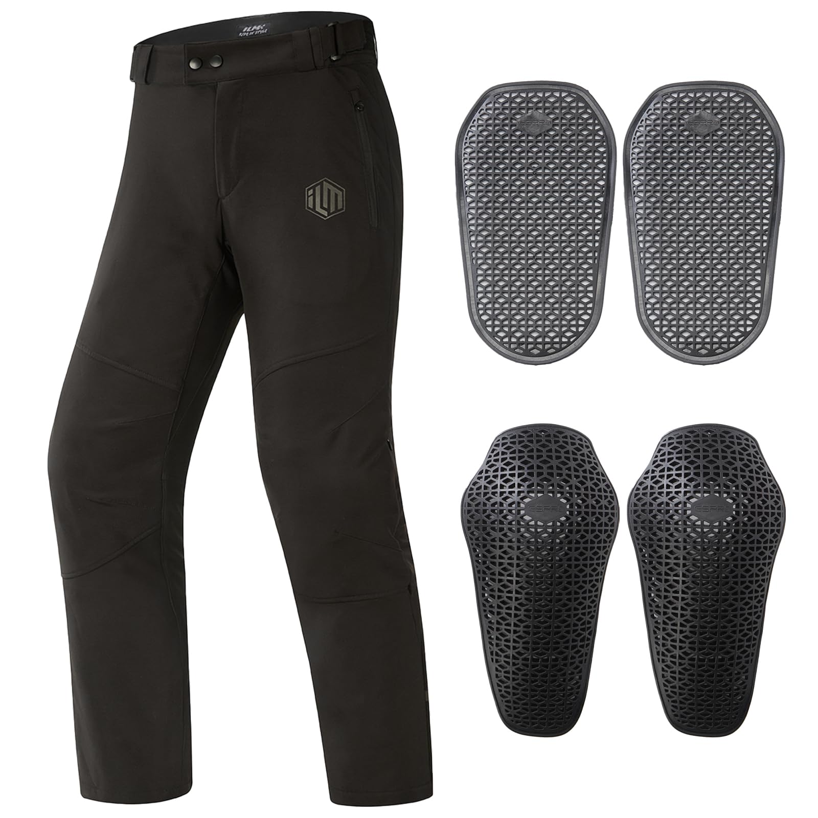 

ILM Motorcycle Winter CE Waterproof and Outdoor Wear Men s P03-S Autumn/Winter Pants, Overpants, Fleece-Lined, Certified, Windproof,