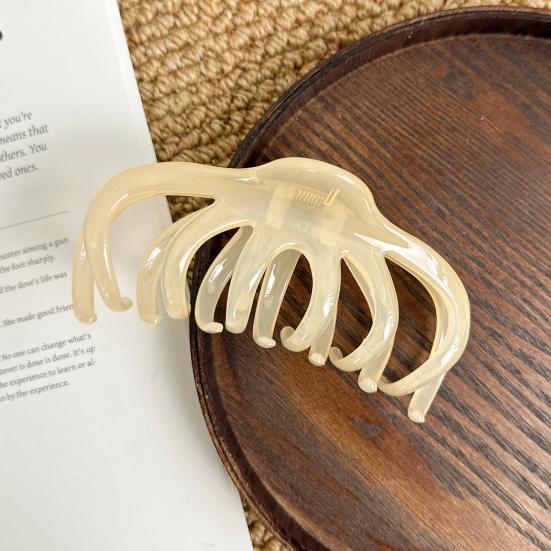 Yousheng Large Octopus Hair Claw Women Thick Hair Back Head Shower Hair Clip Non-Slip Hair Accessories Hair Styling Tools