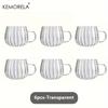 KEMORELA 1/4/6 Pezzi Bicchiere di Vetro a Forma di Zucca di Halloween Vetro Borosilicato Alto Bicchiere d'Acqua 450ml Bicchiere da Caffè per Succhi