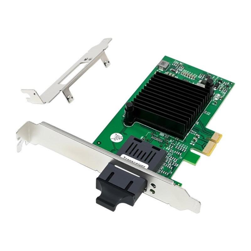 

Мережева карта PCIEx1 82576F1 Fiber Optic 82576EB Висока швидкість 1000 Мбіт/с Ethernet LAN-адаптер, один порт