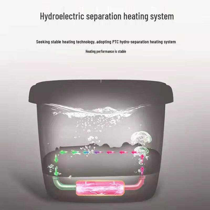 Jiaxu Automatic Foot Spa Massager with Heat and Bubbles