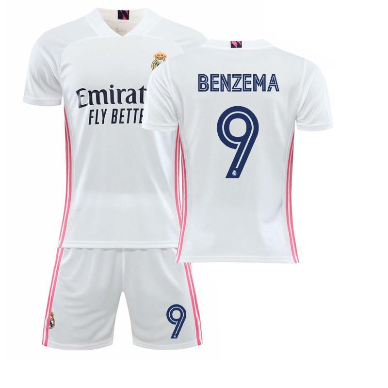 20-21 Home No. 7 C Ronaldo Football Suit Men's 20 Vinicius 4 Ramos 8 Cross
