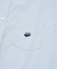 COVERNAT Whale Logo Cotton Half Shirt Light Blue
