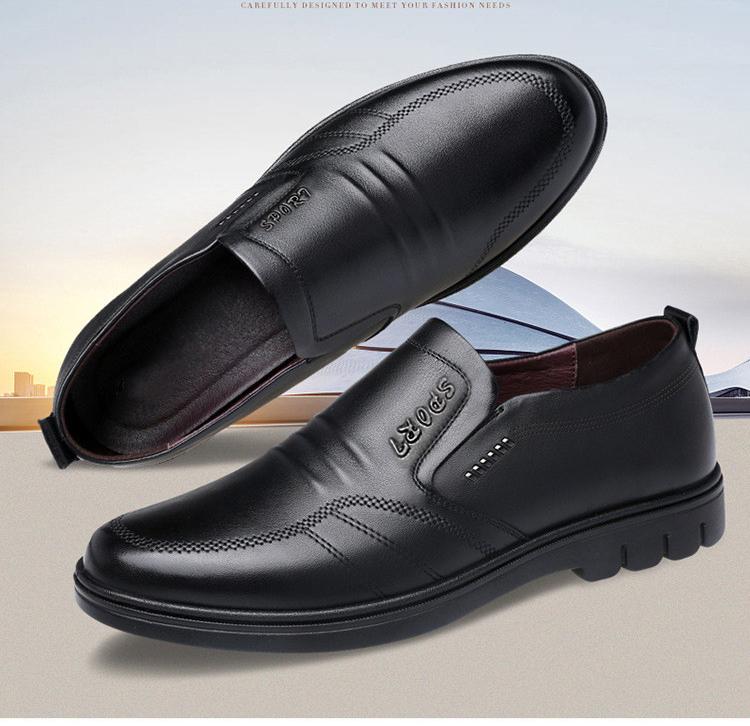 Pantofi din piele pentru bărbați Mocasini Pantofi casual Pantofi anti-alunecare Pantofi de îmbrăcăminte pentru bărbați Pantofi ușoare respirabili Încălțăminte confortabilă de vară