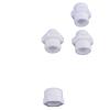 Male-to-Male Plastic Extension Nipple Connector with External Thread Adapter, High-Temperature Resistant, Sizes: 4/6/1 Inch.