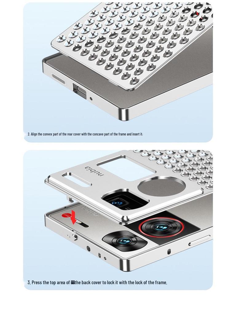Nubia Z80/Z70 Ultra Aromatherapy Aluminum Heat Dissipation Phone Case Z60u