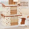 Clothes Storage Bag With Transparent Material For Bedroom Organizing