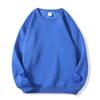 Europe and the United States new autumn and winter crew neck sweater women's top long sleeve white solid color loose girls spring and autumn models 