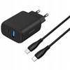 230V 30W Wall Charger For Usb-C Usb Type-C + 60W Cable For Usb C 1 Pc
