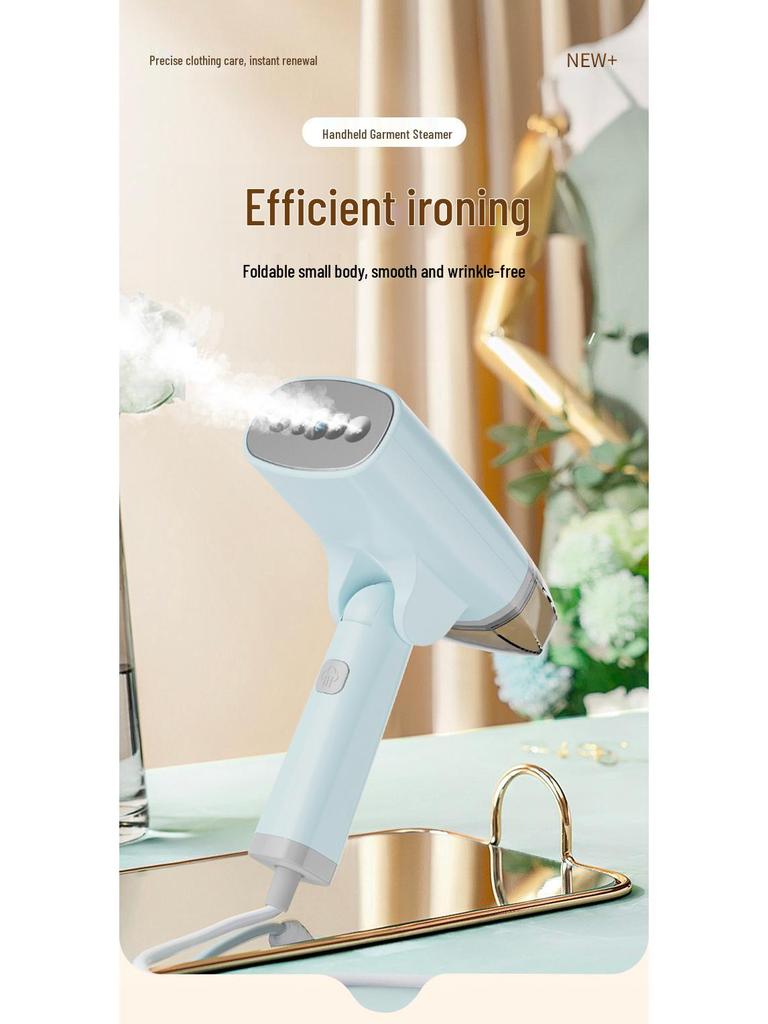 Foldable Handheld Garment Steamer - High-Power, Portable Wrinkle Remover Iron