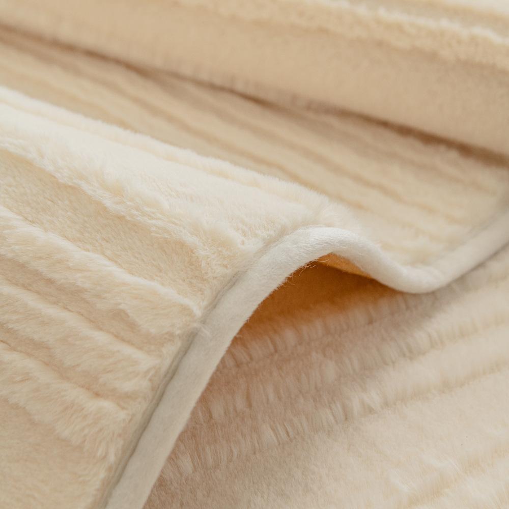 Milk Fiber Cream Style Sofa Cushion Autumn and Winter Plush Cushion Non-Slip Sofa Cover Cover Cloth