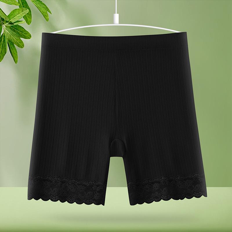 Plus Size Women Spring and Summer Belly Lift Hip Breathable Anti Loose Cotton Crotch No Trace Leggings