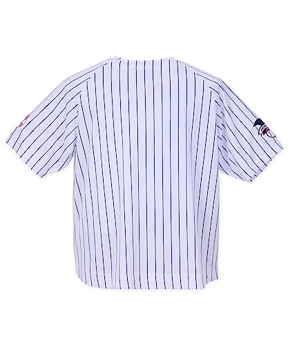 Manchester United Fanatics Men's New York Yankees Baseball Shirt, White, Size 1012783555-1-6L