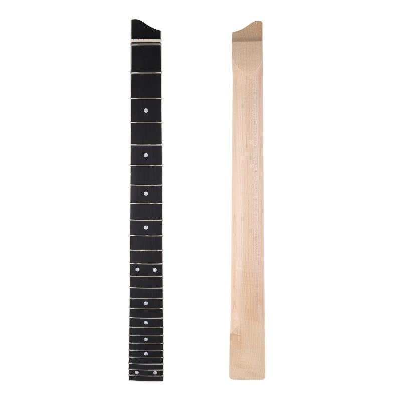 Maple Rosewood Fretboard Paddle Headless Electric  Guitar Neck Scale Length for 42mm Nut Width 4 String Fingerboard