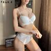 DKGEA Sexy Unterwäsche-Set für Damen, Büstenhalter, dicker Push-Up-BH, Spitzenstickerei