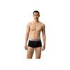 Calvin Klein Jacquard Low Rise Lightweight Anti-Chafing Boxer Briefs 3-Pack Men Underwear Space-Black NB3074O-1