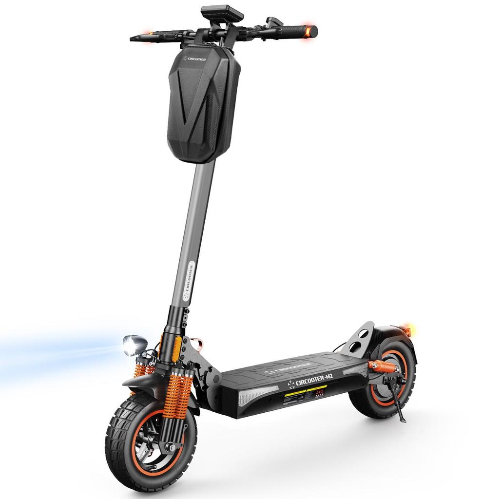 CIRCOOTER M2 ABE Terénní elektrická koloběžka pro dospělé 500W motor 48V12Ah baterie Skládací EScooter s ovládáním pomocí aplikace Terénní pneumatiky