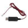 PH2.0 2-Pin Ladekabel für 3,7V wiederaufladbare Batterie USB-Ladekabel Draht 1m