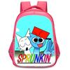 Rhythm Box Sprunki Hra Anime Batoh Studentský Školní Taška Počítačová Taška