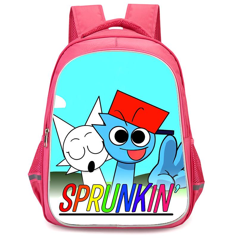 Rhythm Box Sprunki Hra Anime Batoh Studentský Školní Taška Počítačová Taška