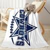 Dallas Blanket Warmthful Decor Suitable for Office Couch Livingroom All-Season Use Digital Print Ideal Gift for Friends Family Couples Picnic
