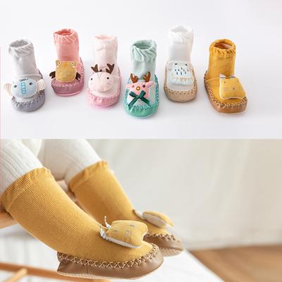 Newborn Baby Cartoon Newborn Baby Girls Boys - Socks Slipper Shoes Boots