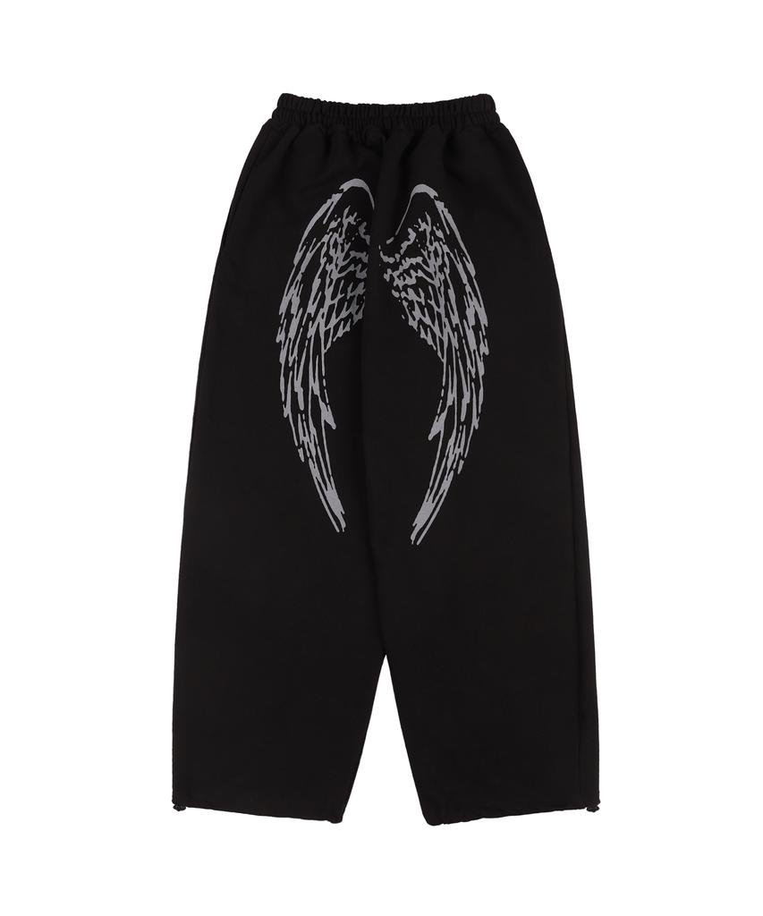 FANCY CLUB Angel Vintage Sweatpants (Black) F25Qd819