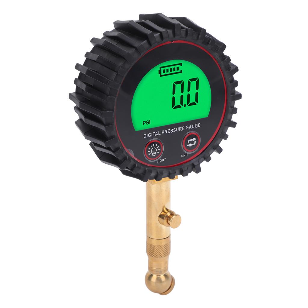 Digital Tire Pressure Gauge with Rotatable Joint Professional High Accuracy 1 8 10MM Thread Easy Read LCD Display