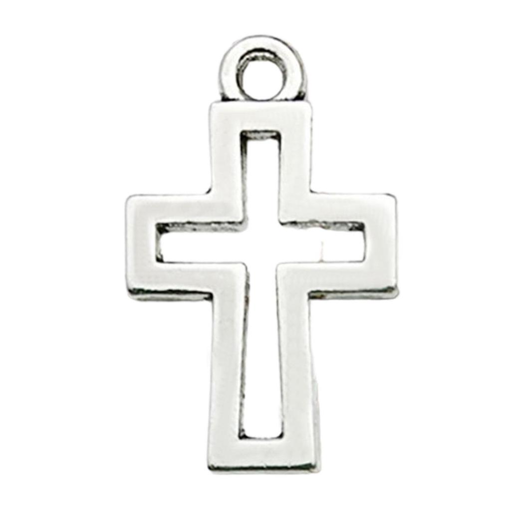 Vintage stříbrný křížek pro výrobu šperků