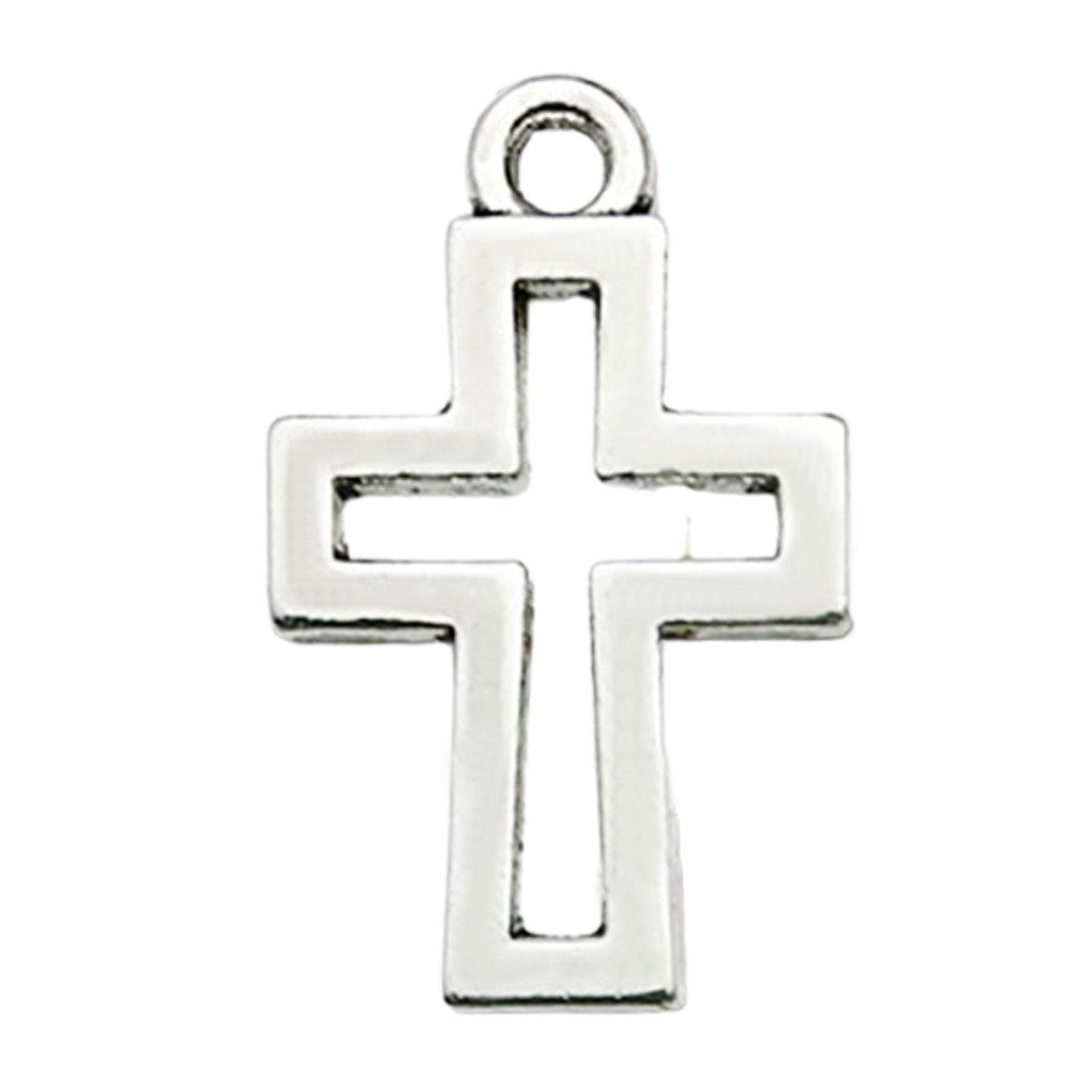

Винтажный серебряный крест-подвеска для изготовления ювелирных изделий