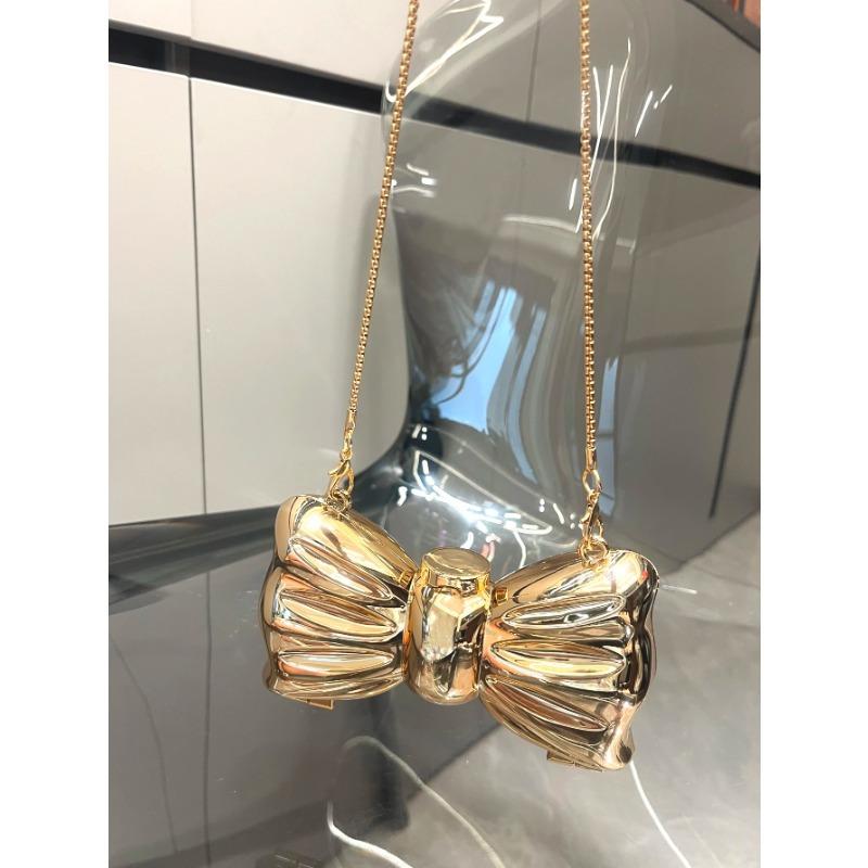 Golden Evening Bag Purses Handbag Luxury Designer Shoulder Bags funny shape Party Wedding Round Acrylic Shiny Clutch purse 989₽