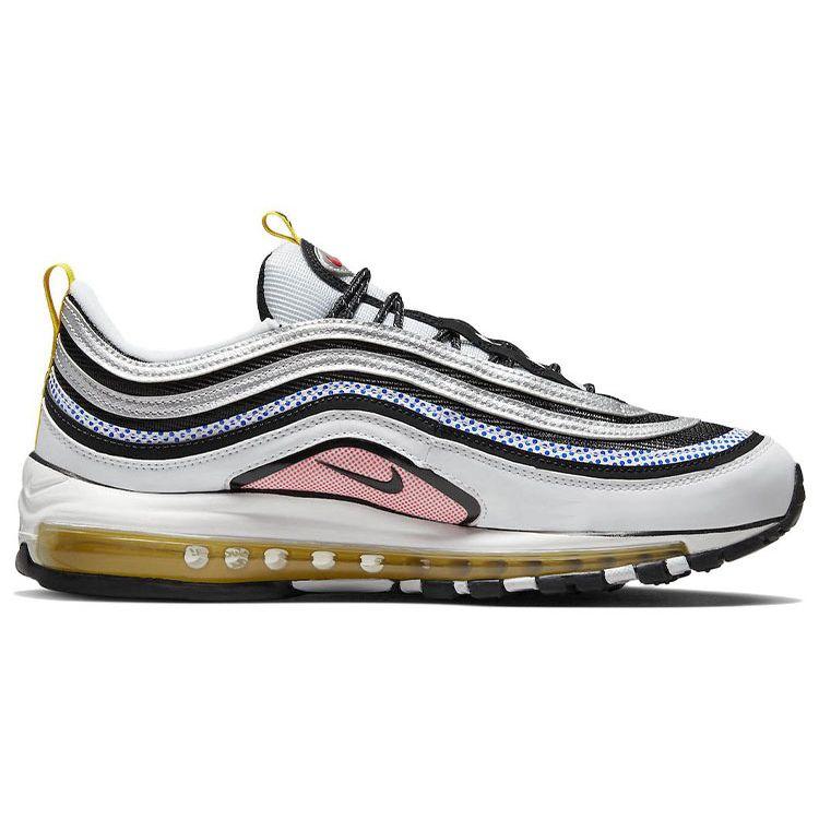 Nike Air Max 97 Mighty Swooshers Unisex Tenisky Biela Čierna Metalická Strieborná DX6057-001