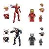 High-quality Abs Plastic Building Blocks For Boys Compatible With Lego Iron Man War Machine Model 400-800 Pieces