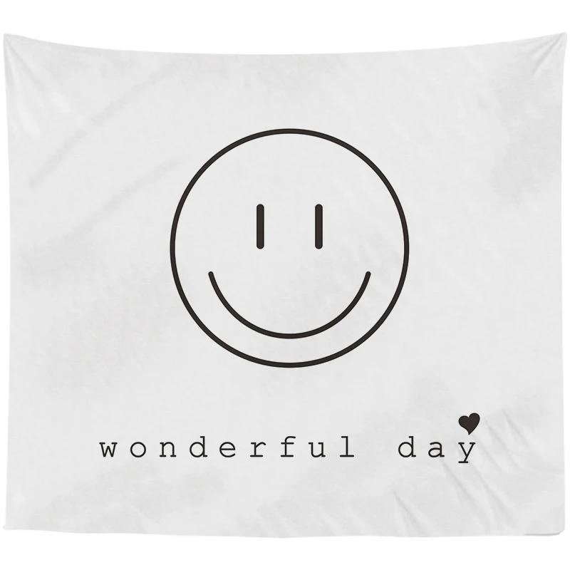 Абстрактная пара Простые линии Фон Ткань Подвесной прокат Общежитие Прикроватное — фото 8