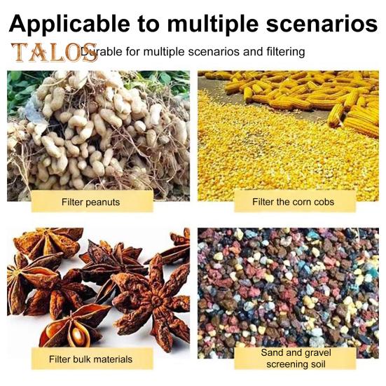 Sită de nisip lopată 4mm/12mm ochiuri din oțel sită de fermă portabilă nisip Scoop grădină recoltă sită strecurătoare instrument pentru sol plajă ridicare scoici