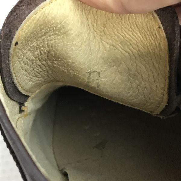 USED/L.E. Limited Edition Business Dress U-tip Shoes 24.5 Brown Made In Japan