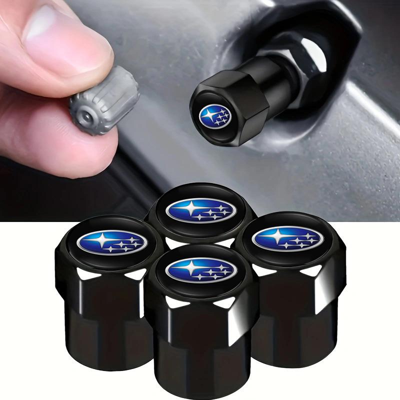 4Pcs Aluminum Alloy Car Wheel Tire Valve Caps Stem Cover For Subaru STI XV Forester BRZ Outback Legacy Crosstrek WRX 2006 Smart Y10