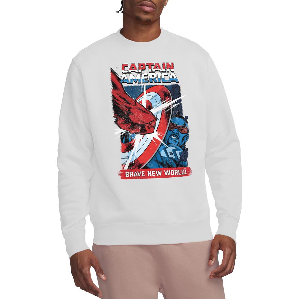 Captain America: Brave New World Unisex Adult Red Hulk Punch Sweatshirt
