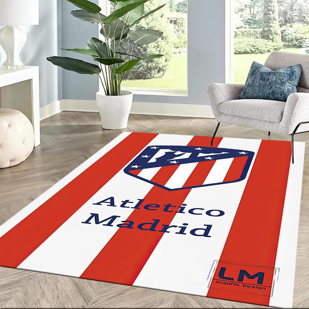 Atletico Madrid Floor Rug Office Rug Suitable For Decorate Room Balcony Foyer Hallway Antislip Carpet Anime Office Decor