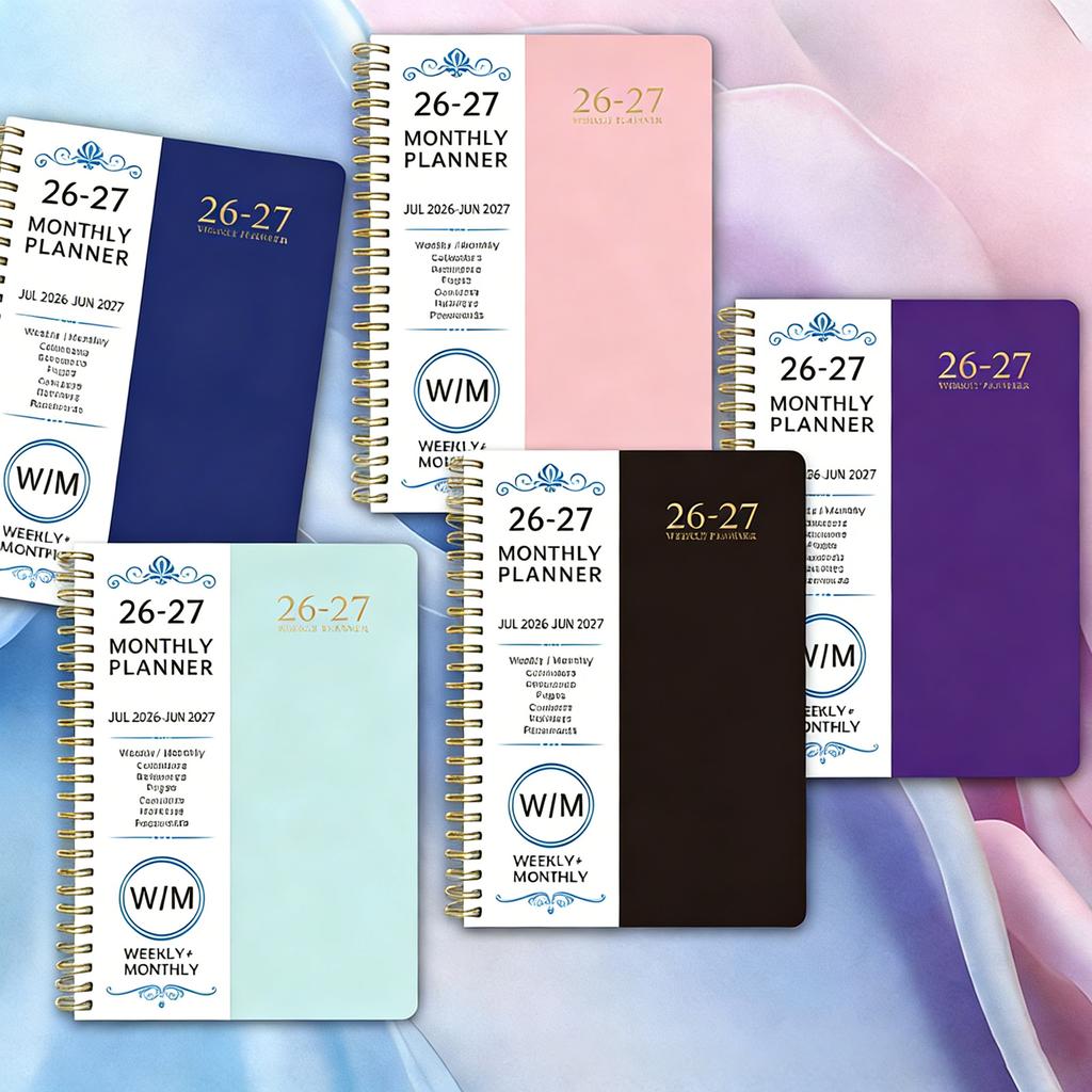 2026 Weekly Monthly Planner Twin Coil Binding 12 Month Weekly Planner For Daily Schedule Priorities Plan Task Management